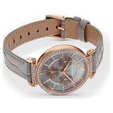 Swarovski Passage Chrono Grey Dial Grey Leather Strap Watch for Women - 5580348 Buy Now By Swarovski