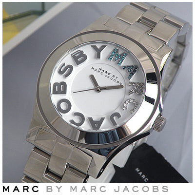 Marc Jacobs Rivera White Dial Silver Steel Strap Watch for Women - MBM3136 Buy Now By Marc Jacobs