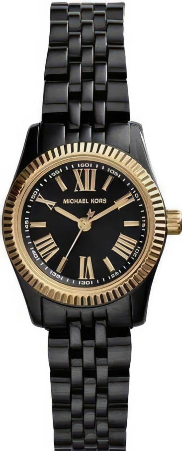 Michael Kors Lexington Quartz Black Dial Black Steel Strap Watch for Women - MK3299 Buy Now By Michael Kors