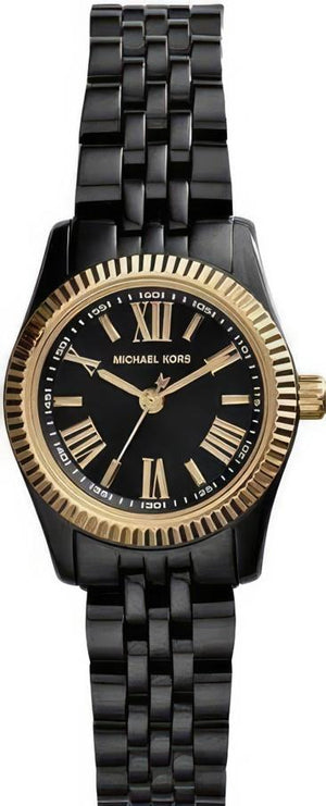 Michael Kors Lexington Quartz Black Dial Black Steel Strap Watch for Women - MK3299 Buy Now By Michael Kors