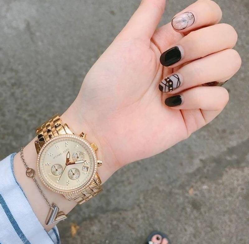 Michael Kors Runway Chronograph Gold Dial Gold Steel Strap Watch For Women - MK5698 Buy Now By Michael Kors