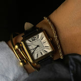 Marc Jacobs Vic Silver Dial Black Leather Strap Watch for Women - MJ1437 Buy Now By Marc Jacobs