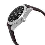 Tissot Gentleman Powermatic 80 Silicium Black Dial Brown Leather Strap Watch For Men - T127.407.16.051.01 Buy Now By Tissot