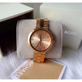Michael Kors Garner Quartz Rose Gold Dial Rose Gold Steel Strap Watch For Women - MK6409 Buy Now By Michael Kors