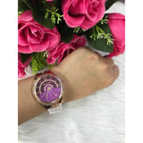 Michael Kors Lauryn Pink Dial Rose Gold Steel Strap Watch for Women - MK3722 Buy Now By Michael Kors