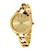 Michael Kors Runway Gold Dial Gold Steel Strap Watch for Women - MK3222 Buy Now By Michael Kors