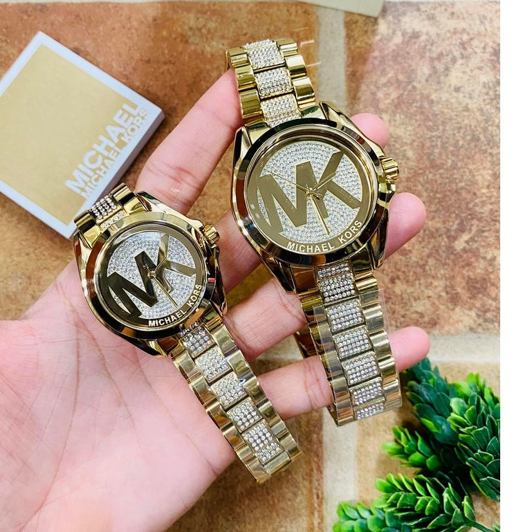 Michael Kors Bradshaw Gold Dial Gold Steel Strap Watch for Women - MK6487 Buy Now By Michael Kors