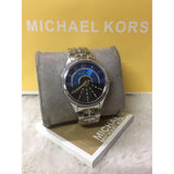 Michael Kors Lauryn Blue Dial Silver Steel Strap Watch for Women - MK3720 Buy Now By Michael Kors