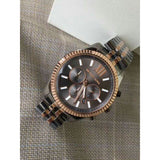 Michael Kors Lexington Chronograph Black Dial Two Tone Steel Strap Watch for Men - MK8561 Buy Now By Michael Kors