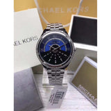 Michael Kors Lauryn Blue Dial Silver Steel Strap Watch for Women - MK3720 Buy Now By Michael Kors