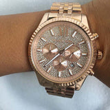 Michael Kors Lexington Rose Gold Dial Rose Gold Stainless Steel Strap Watch for Men - MK8580 Buy Now By Michael Kors