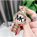 Michael Kors Mini Slim Runway Rose Gold Dial Two Tone Steel Strap Watch for Women - MK3650 Buy Now By Michael Kors