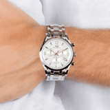 Hugo Boss Jet Silver Dial Two Tone Steel Strap Watch for Men - 1513385 Buy Now By Hugo Boss