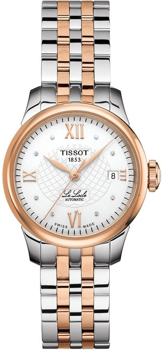 Tissot Le Locle Automatic Small Lady Silver Dial Two Tone Steel Strap Watch For Women - T41.2.183.33 Buy Now By Tissot