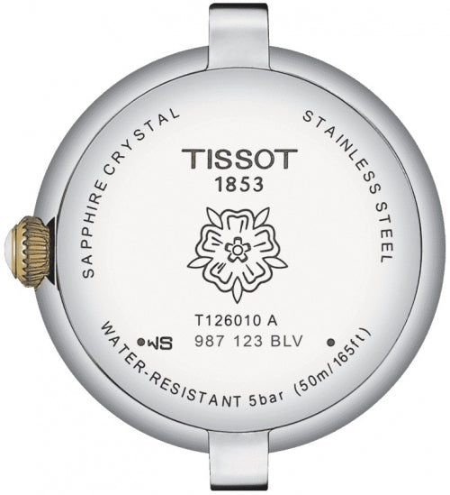 Tissot Bellissima Small Lady Mother of Pearl Dial Two Tone Steel Strap Watch For Women - T126.010.22.013.00 Buy Now By Tissot