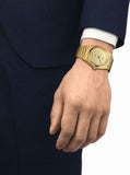 Tissot PRX Gold Dial Gold Steel Strap Watch for Men - T137.210.33.021.00 Buy Now By Tissot