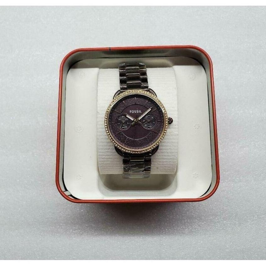 Fossil Tailor Analog Brown Dial Brown Steel Strap Watch for Women - ES4258 Buy Now By Fossil