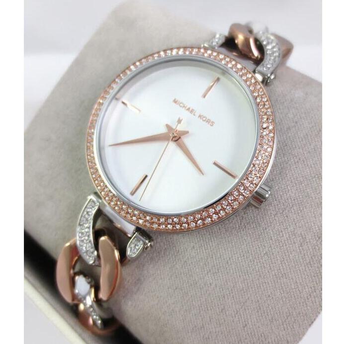 Michael Kors Catelyn Quartz Silver Dial Two Tone Steel Strap Watch For Women - MK4634 Buy Now By Michael Kors