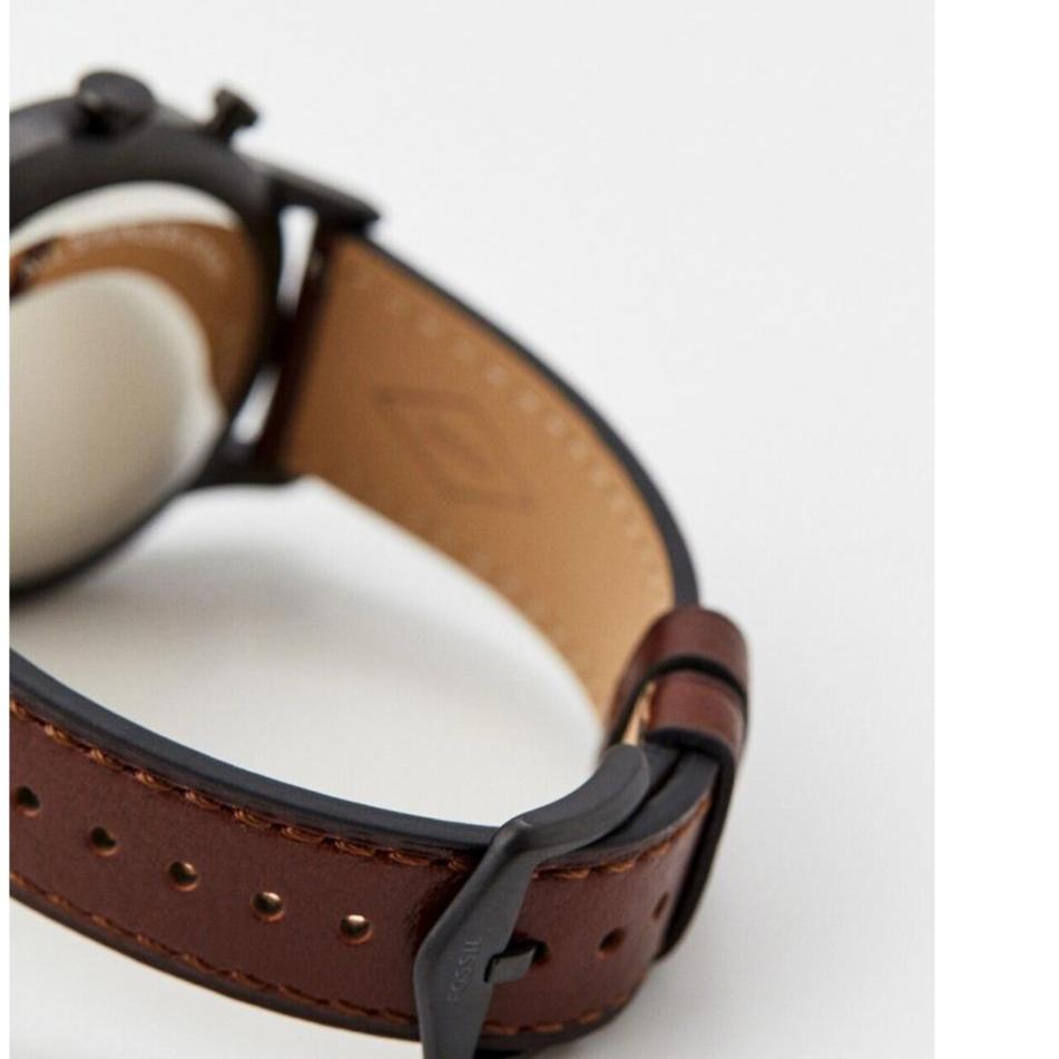 Fossil Retro Pilot Chronograph Brown Dial Brown Leather Strap Watch for Men - FS5833 Buy Now By Fossil