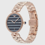 Emporio Armani Arianna Quartz Grey Dial Rose Gold Steel Strap Watch For Women - AR11220 Buy Now By Emporio Armani