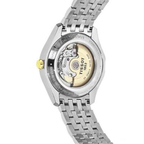 Tissot T Classic T One Automatic Silver Dial Two Tone Steel Strap Watch For Men - T038.430.22.037.00 Buy Now By Tissot