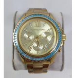 Michael Kors Everest Chronograph Gold Dial Gold Steel Strap Watch For Women - MK7210 Buy Now By Michael Kors