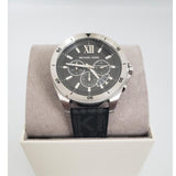 Michael Kors Brecken Chronograph Black Dial Black Leather Strap Watch For Men - MK8850 Buy Now By Michael Kors