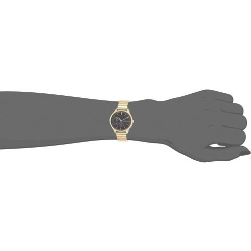 Tommy Hilfiger Brooke Black Dial Gold Steel Strap Watch for Women - 1782019 Buy Now By Tommy Hilfiger