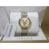 Versace Virtus Quartz White Dial Two Tone Steel Strap Watch For Women - VET300721 Buy Now By Versace