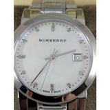 Burberry The City Diamonds Silver Dial Silver Steel Strap Watch for Women - BU9125 Buy Now By Burberry