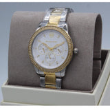 Michael Kors Tibby Multifunction White Dial Two Tone Steel Strap Watch For Women - MK6825 Buy Now By Michael Kors