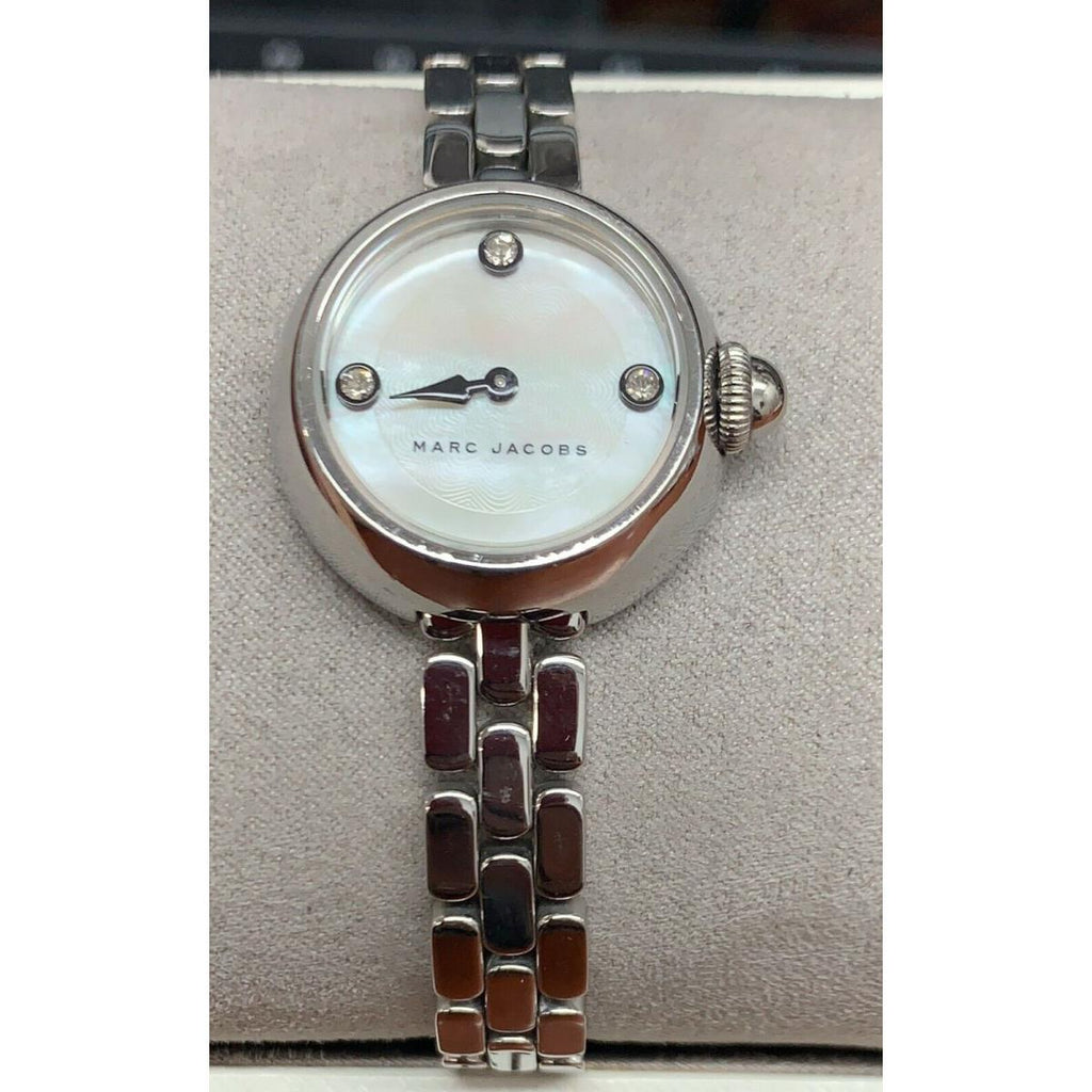 Marc Jacobs Courtney Mother of Pearl White Dial Silver Steel Strap Watch for Women - MJ3459 Buy Now By Marc Jacobs