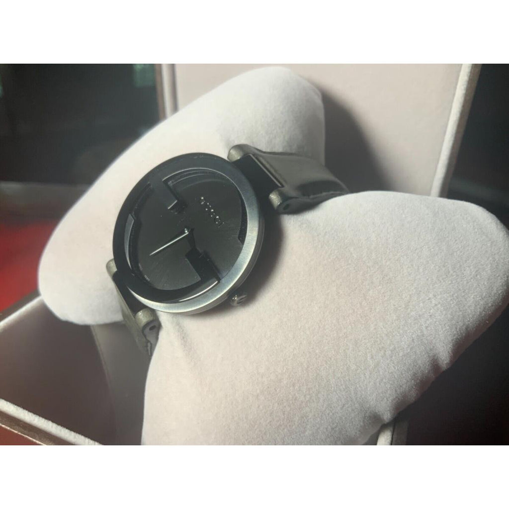 Gucci Interlocking G Black Dial Watch For Women - YA133302 Buy Now By Gucci