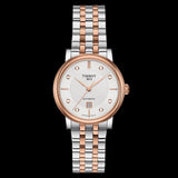 Tissot T Classic Carson Premium Diamonds White Dial Two Tone Steel Strap Watch for Women - T122.207.22.036.00 Buy Now By Tissot