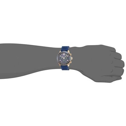 Guess Fleet Blue Dial Blue Rubber Strap Watch for Men - W0971G3 Buy Now By Guess