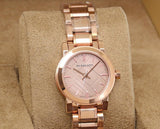 Burberry The City Nude Dial Rose Gold Steel Strap Watch for Women - BU9228 Buy Now By Burberry