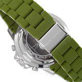 Michael Kors Everest Chronograph Black Dial Green Silicone Strap Watch For Men - MK8981 Buy Now By Michael Kors