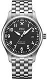 IWC Pilot’s Watch Mark XVIII Black Dial Silver Steel Strap Watch for Men - IW327015 Buy Now By IWC