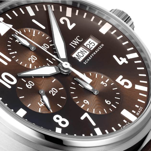 IWC Pilot's Watch Chronograph Edition Brown Dial Brown Leather Strap Watch for Men - IW377713 Buy Now By IWC