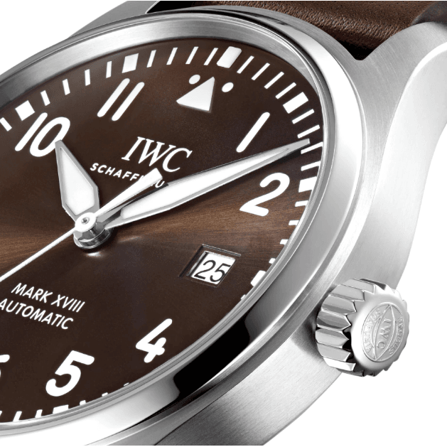 IWC Pilot's Watch Mark XVII Edition "Antoine De Saint Exupery" Brown Dial Brown Leather Strap Watch for Men - IW327003 Buy Now By IWC