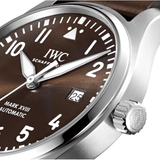 IWC Pilot's Watch Mark XVII Edition "Antoine De Saint Exupery" Brown Dial Brown Leather Strap Watch for Men - IW327003 Buy Now By IWC