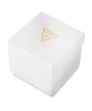 Guess Asteria Multifunction Gold Dial Black Rubber Strap Watch For Women - GW0620L2