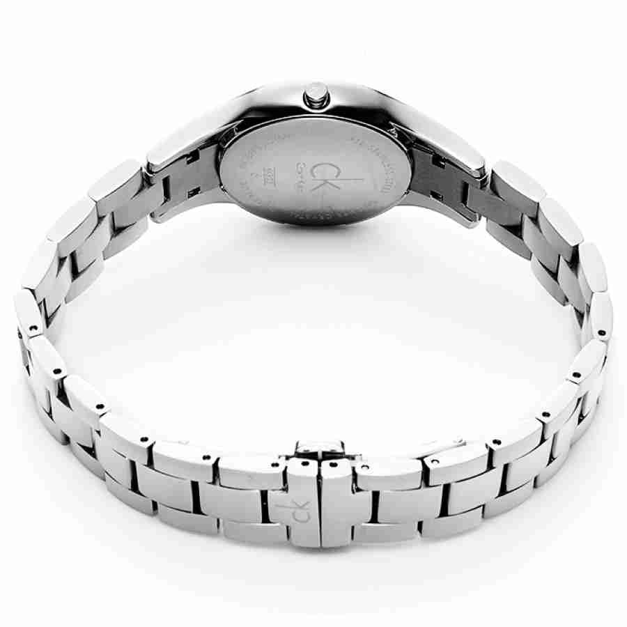 Calvin Klein Simplicity Black Dial Silver Steel Strap Watch for Women - K4323130 Buy Now By Calvin Klein