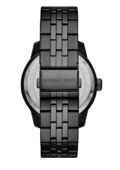Michael Kors Cunningham Chronograph Black Dial Black Steel Strap Watch For Men - MK7157 Buy Now By Michael Kors