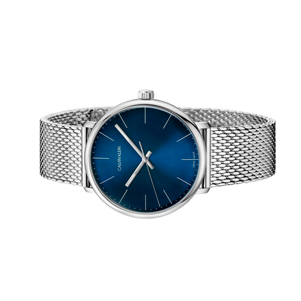 Calvin Klein High Noon Quartz Blue Dial Silver Mesh Bracelet Watch for Men - K8M2112N Buy Now By Calvin Klein