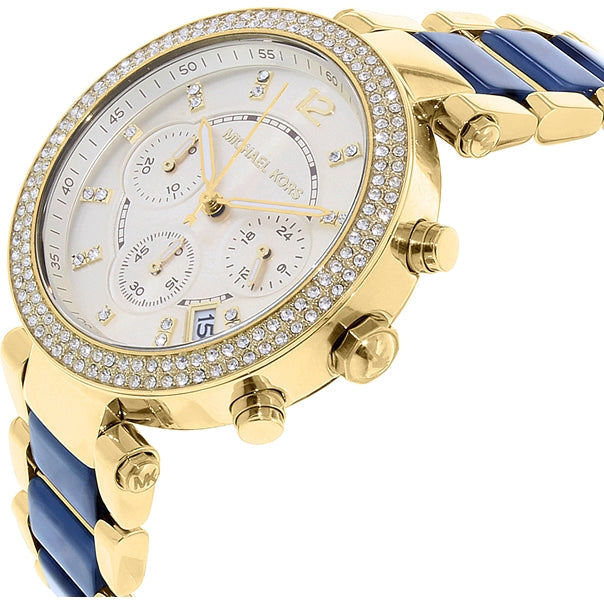 Michael Kors Parker Gold Dial Two Tone Steel Strap Watch for Women - MK6238 Buy Now By Michael Kors