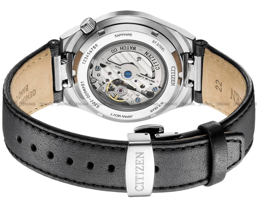 Citizen Tsuyosa Automatic Grey Dial Black Leather Strap Watch for Men - NK5010-01H Buy Now By Citizen