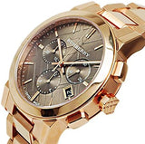 Burberry The City Grey Dial Rose Gold Steel Strap Unisex Watch - BU9754 Buy Now By Burberry