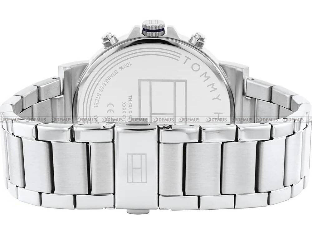 Tommy Hilfiger Tyson Chronograph Grey Dial Silver Steel Strap Watch For Men - 1710604 Buy Now By Tommy Hilfiger