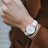 Daniel Wellington Petite Bondi White Dial White Leather Strap Watch for Women - DW00100189 Buy Now By Daniel Wellington